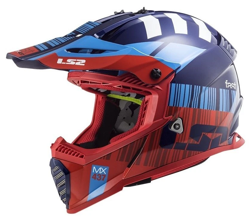 Richa MX437 Fast EVO Xcode Motorhelm