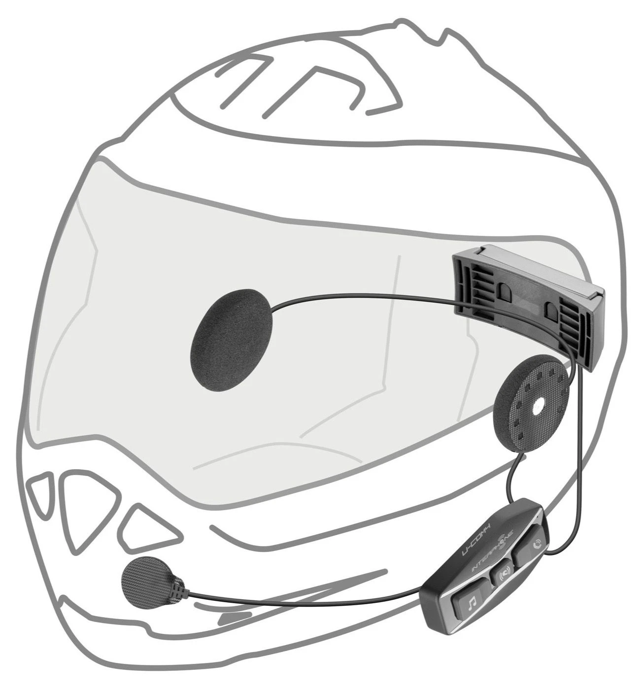 Richa U-COM 4 Bluetooth Headset - Afbeelding 3